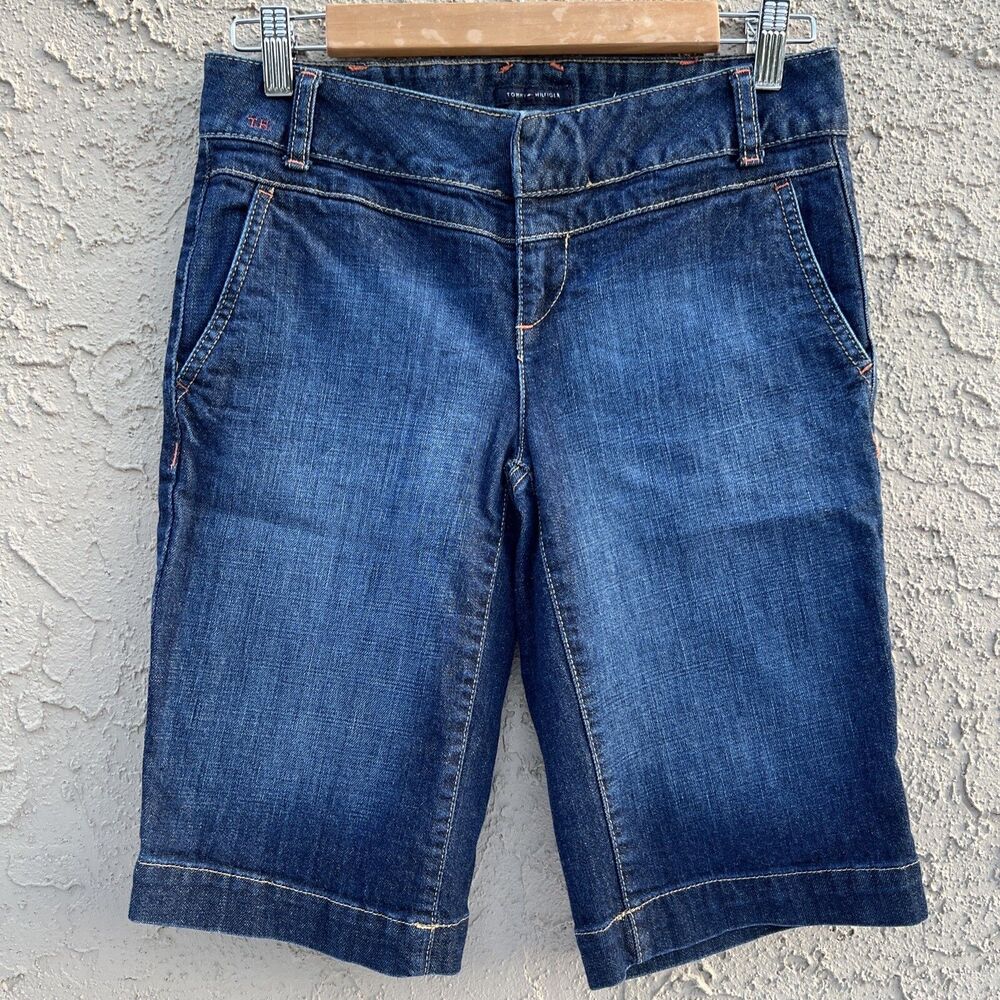 Tommy Hilfiger Bermuda Shorts, Dark Wash Denim, 2009, Ladies Size 4